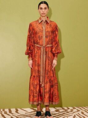 Alemais | Dresses | Almaislou Beach Seeker Linen Midi Shirt Dress | Poshmark